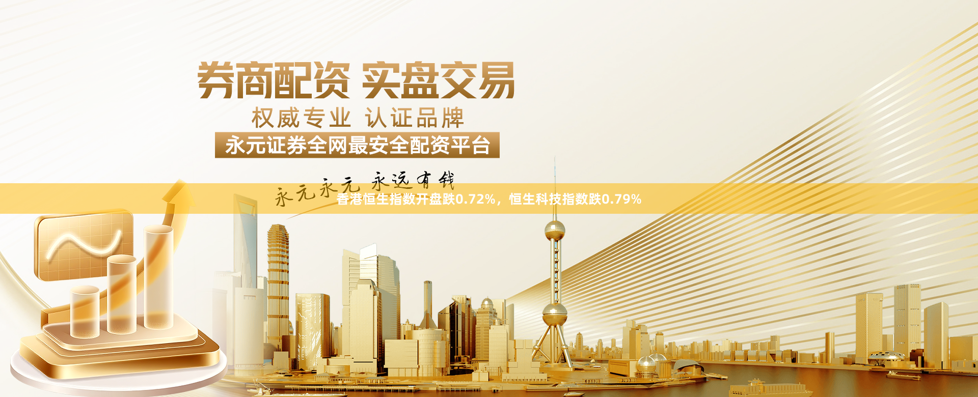 香港恒生指数开盘跌0.72%，恒生科技指数跌0.79%